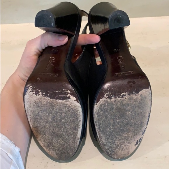 Black Slingback Cole Haan Heels - Picture 5 of 5